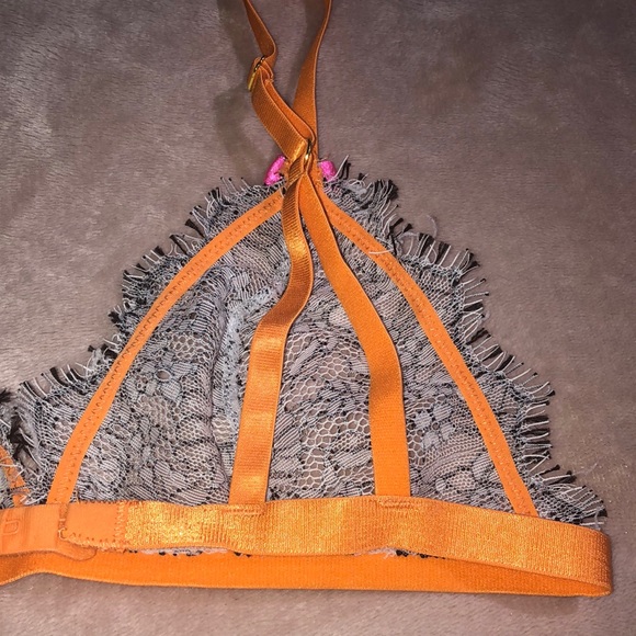 ASOS Orange and Gray Lace Bralette - Picture 6 of 8
